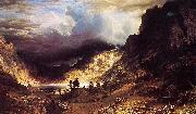 Albert Bierstadt, A Storm in the Rocky Mountains, Mr. Rosalie